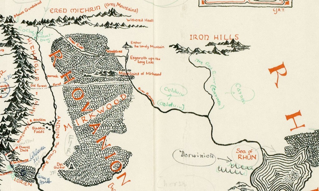 [Notícia] Mapa Da Terra Média, Com Anotações De Tolkien, é Encontrado ...