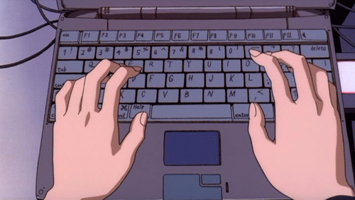Resultado de imagem para escrevendo gif