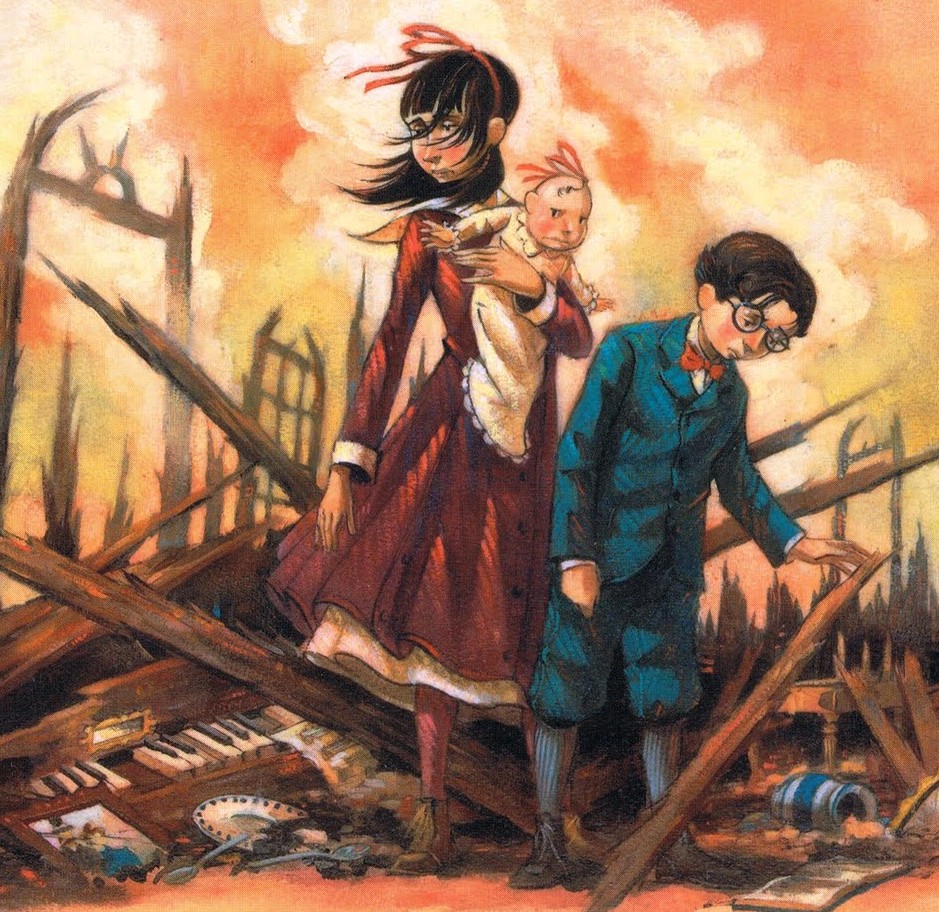 Baudelaires_na_mansão