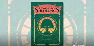 Capa do livro. Desenho em contornos de diversos animais, eles se posicionam ao redor do centro da capa onde se encontra a silhueta de uma arvore dentro de um circulo vazado. A capa é verde tornando todos os animais também verdes. Mas em certos pontos, o verde é vazado em formato de arquitetura oriental, mostrando um relevo mais baixo em um degrade de vermelho no topo para amarelo na base. No topo, sobre a região vazada, o título do livro.