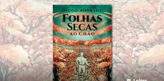 Capa do livro. Um céu verde cobre metade da capa, no céu alguns semi-círculos vermelhos-alaranjados semelhantes a metade inferior da capa, onde um homem careta totalmente branco olha para o horizonte, ele se encontra sobre um chão rachado entre duas árvores. As folhas das árvores quanto as que estão no chão e que vão de encontro aos semi-círculos são vermelhas-alaranjadas. Em primeiro plano, o nome do autor e o título do livro.