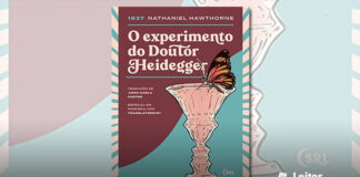 Capa do livro. Um fundo dividido diagonalmente, na parte esquerda e superior da cor bordô, e na direita inferior de cor azul-esverdeado claro. Em primeiro plano, no topo, o título do livro. Acima, o número 1837, e o nome do autor. Abaixo, uma taça de vidro, com uma borboleta pousada na taça.