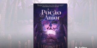 Capa do livro. Ilustração em tons roxos, mostra uma paisagem noturno, um céu estrelado azul-roxeado no topo. Mais abaixo uma casa simples e pequena no centro, em volta, algumas árvores parecidas com palmeiras, e uma cerca bem na base da capa, com uma placa com o nome do autor. No centro da capa, próxima a lua está o rosto de dois jovens de pele clara, um com cabelo vermelho, outro com cabelo preto, não é possivel notar os olhos deles, e cada um está virado para um lado.