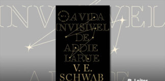 Capa do livro. Fundo preto, com o título do livro em letras amarelas e finas, cobrindo toda a capa. Na base, o nome da autora, também em amarelo. Entre o título, 7 estrelas amarelas ligadas por linhas.