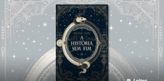 Capa do livro. Ilustração com um fundo azul escuro e diversos pontos de estrelas, simulando um céu noturno. Uma moldura ornamentada com linhas brancas e bege ao redor de toda a capa, e no centro, nas mesmas cores e traços da moldura, duas cobras, uma branca à esquerda e outra escura à direita, mordem o rabo uma da outra, formando algo relativamente semelhante ao Ouroboros. No espaço formado entre as cobras, o nome do autor em bege, e o título do livro em branco com sobra bege.